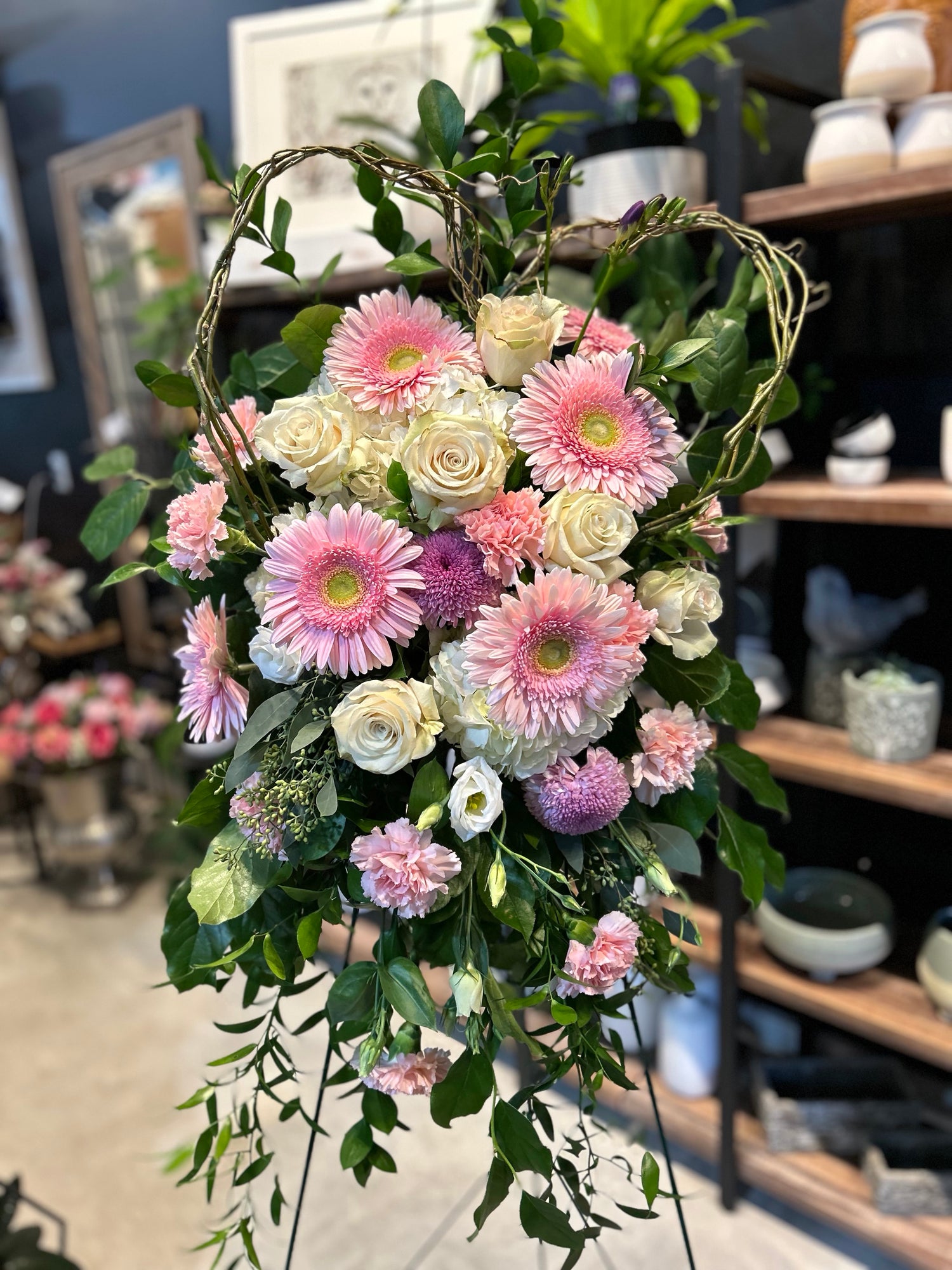 Heart Filled With Love Standing Spray