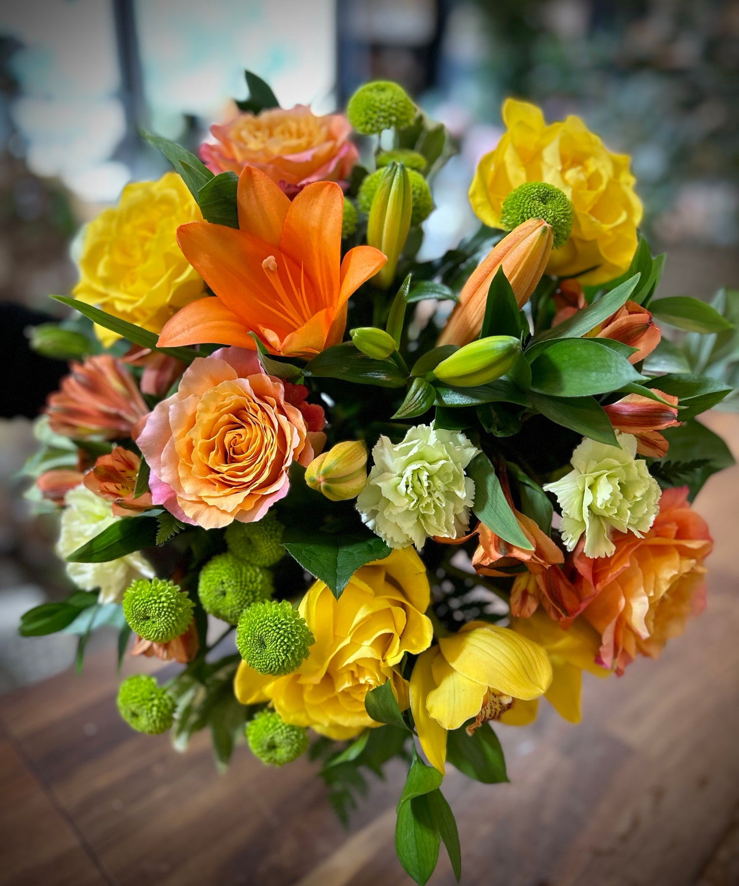 Tangerine Dreams Fresh Cut Flowers