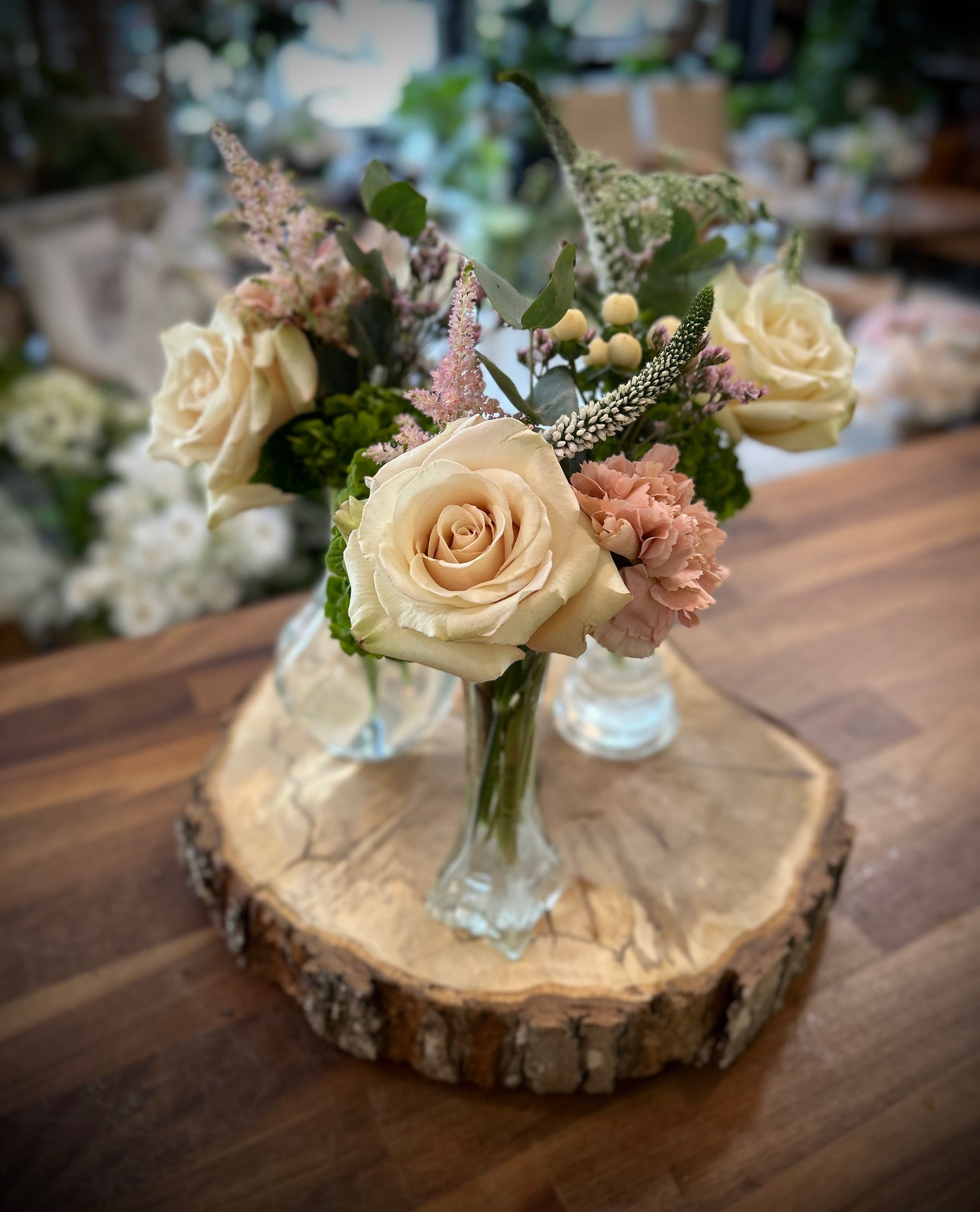 Cottage Charm Trio of vases