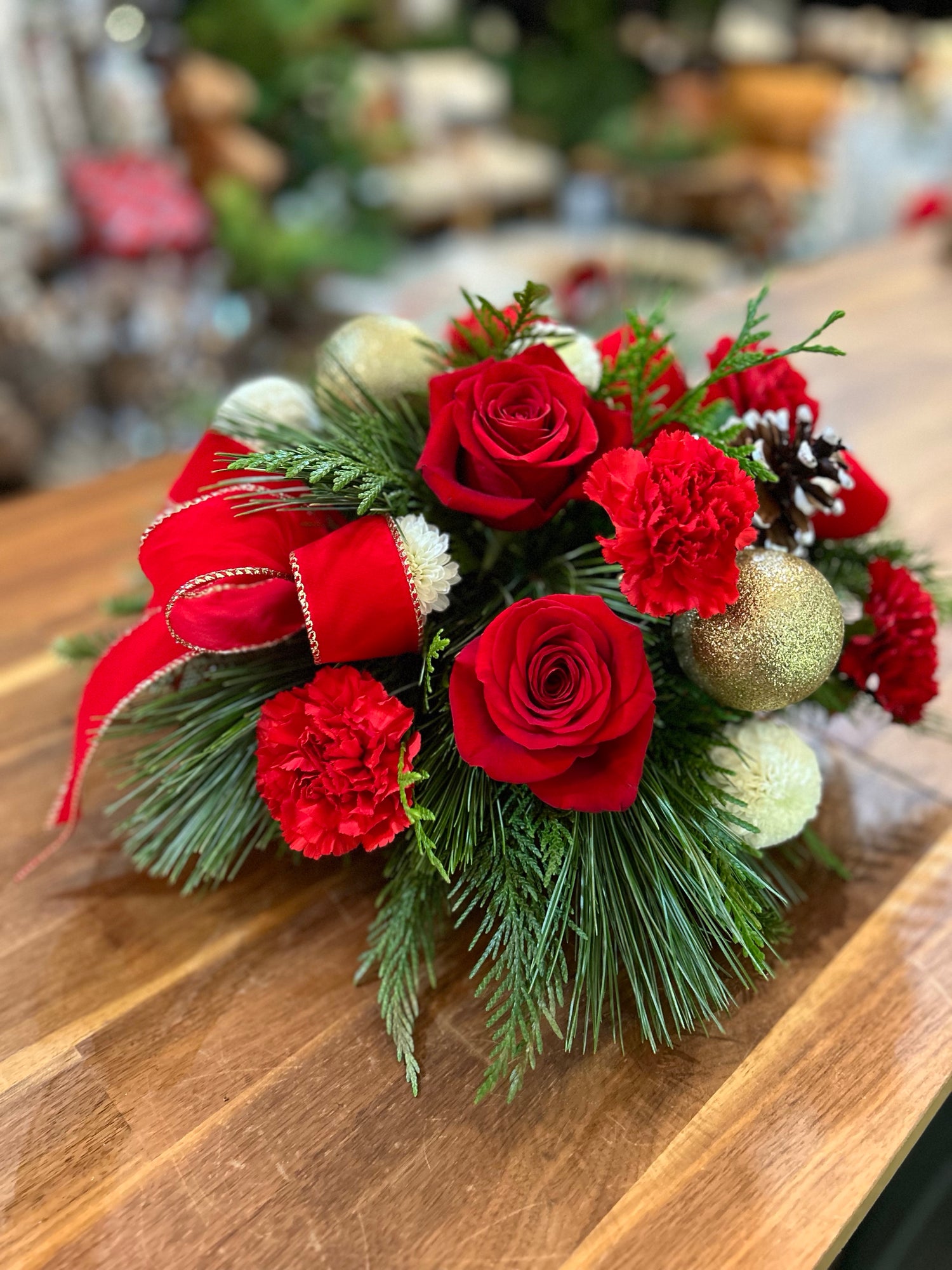 Peppermint Patty Holiday Centrepiece