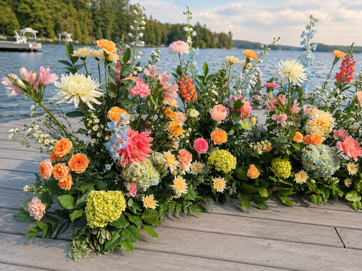 Wedding: Ceremony MEADOW Arrangement (you choose the colour scheme)