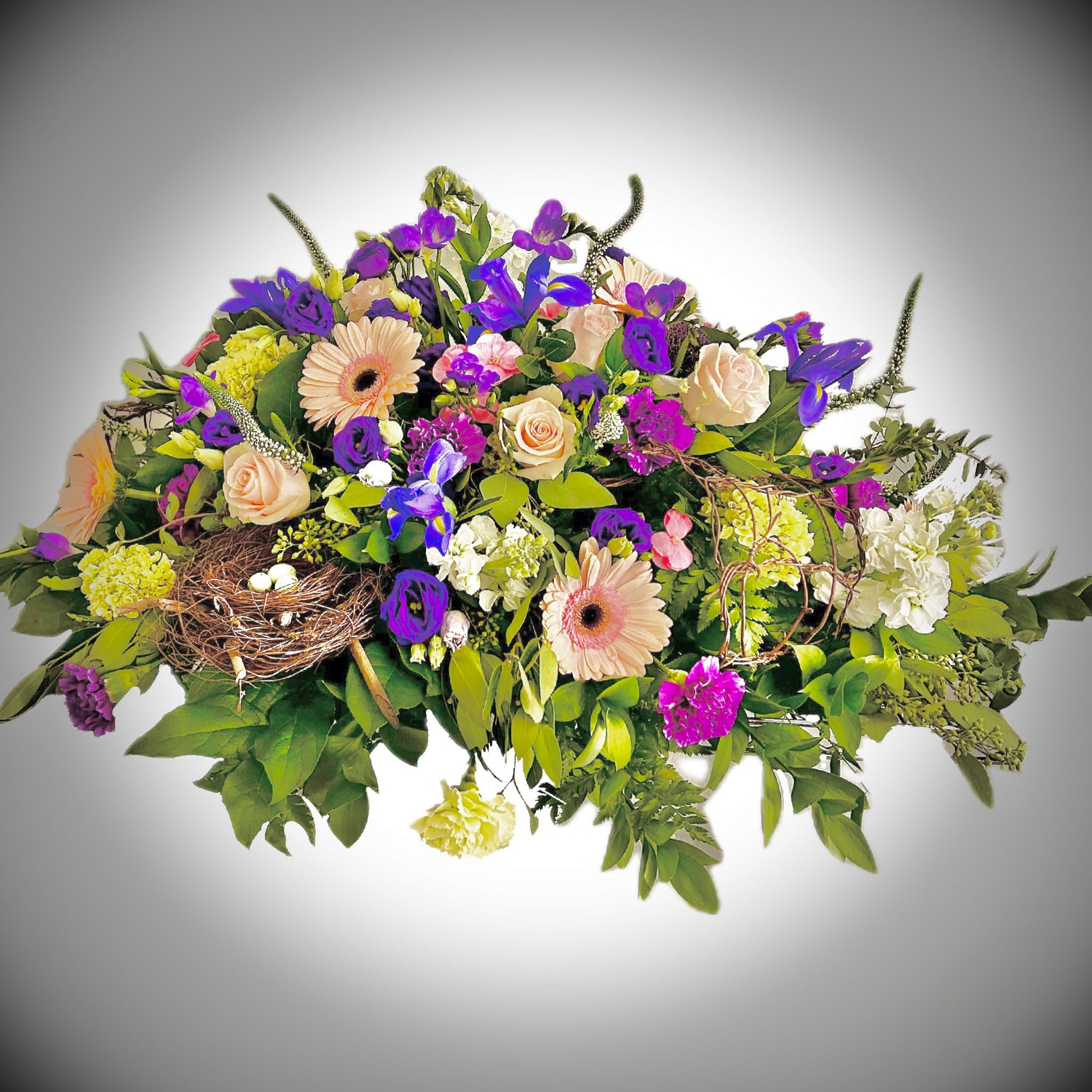 Spring Medley Casket Spray