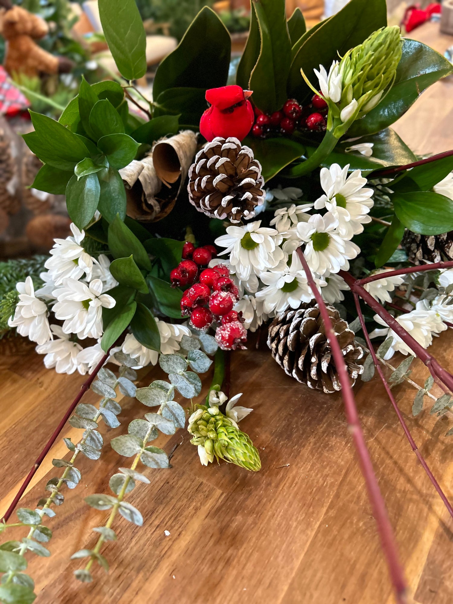 Winter Woodland Cut Flower Bouquet