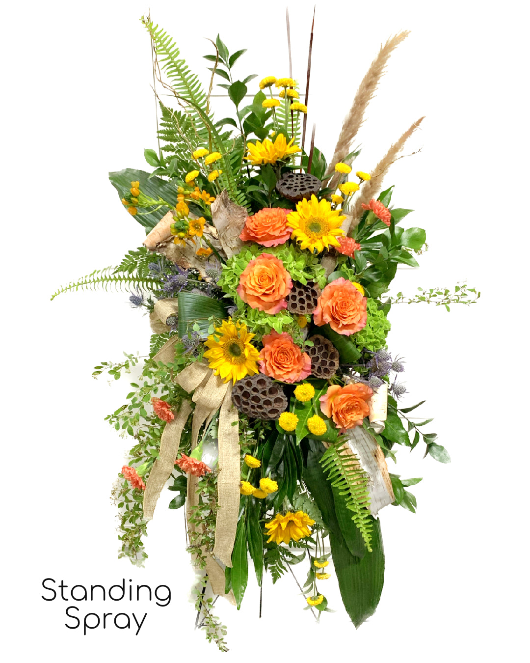 Rustic Sunset Standing Spray