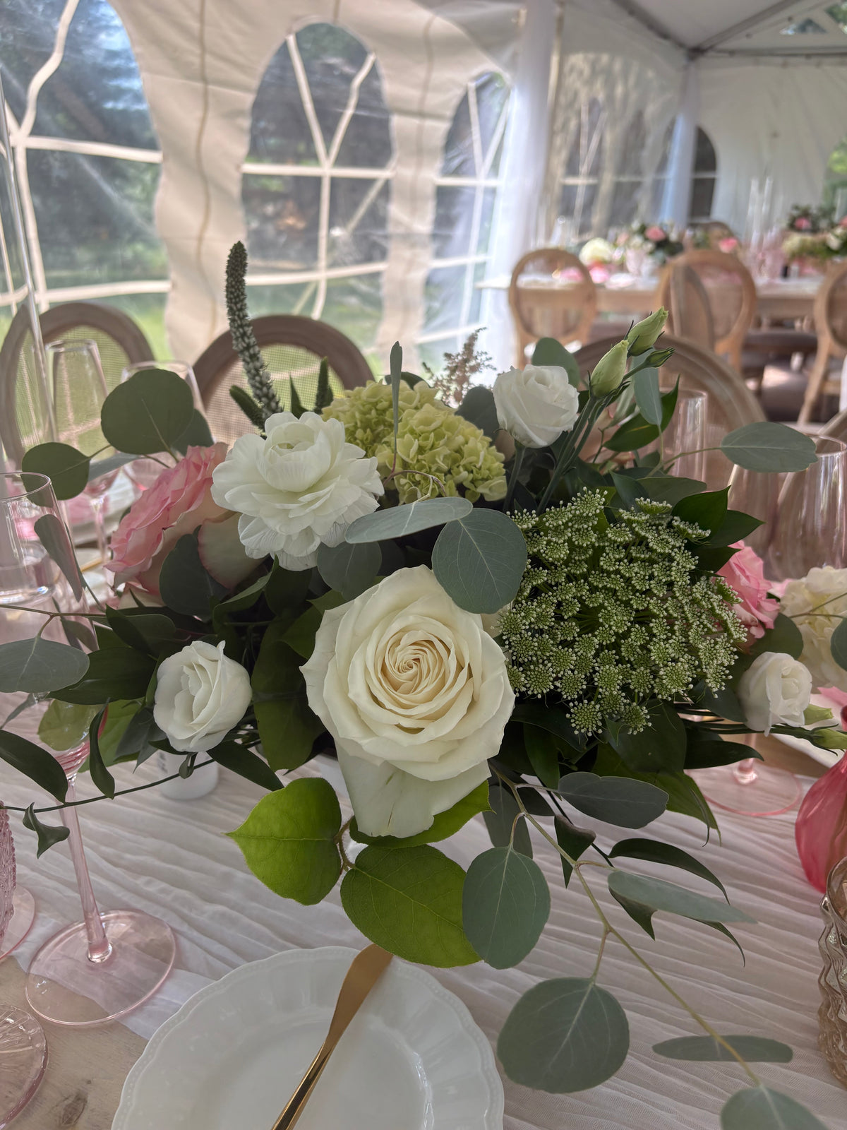 WEDDING: Centrepieces for the reception