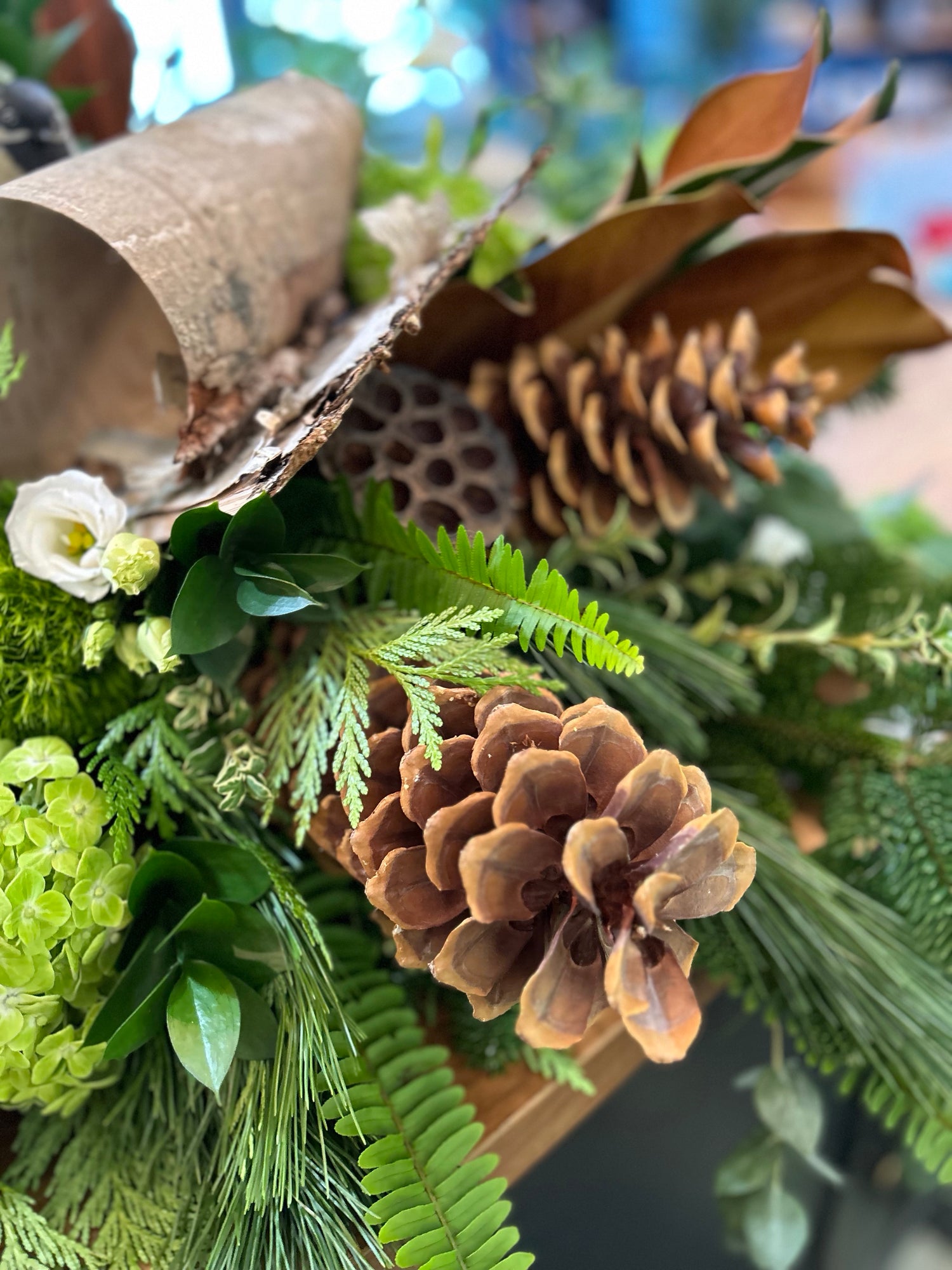 At Peace in Nature Casket Spray