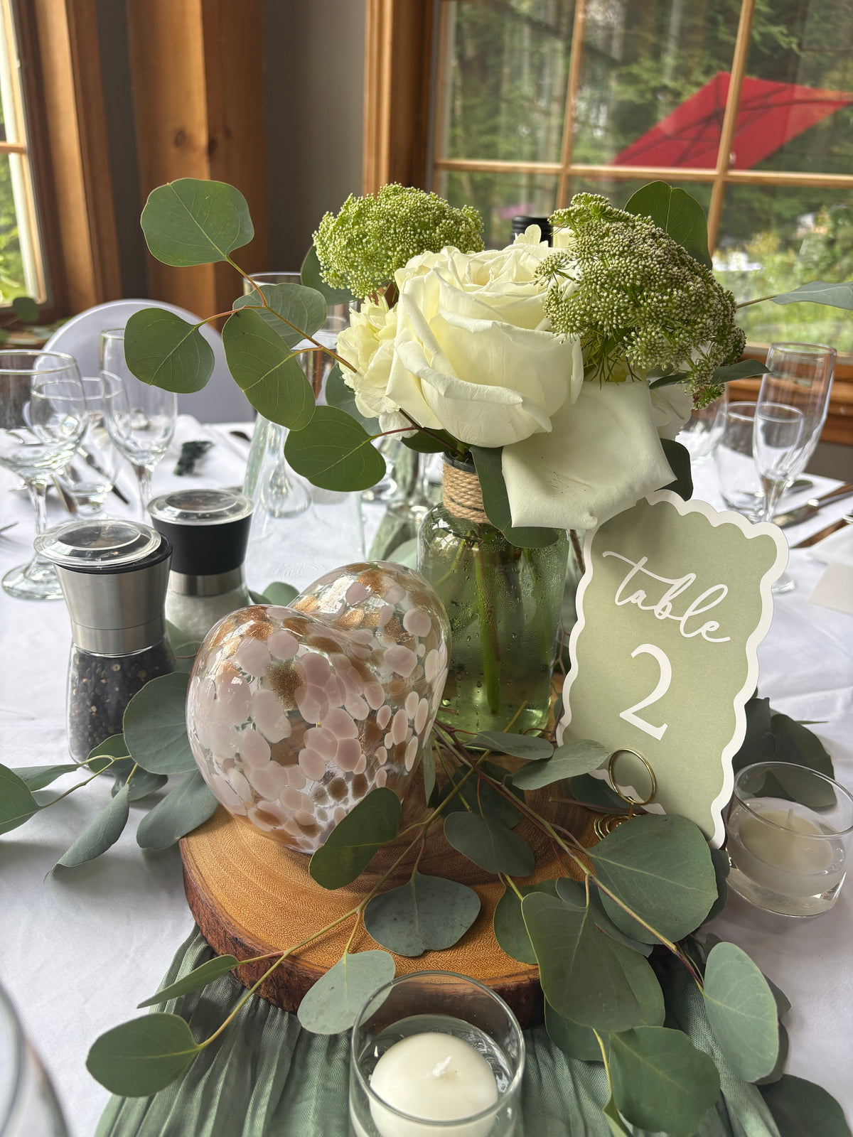 WEDDING: Centrepieces for the reception