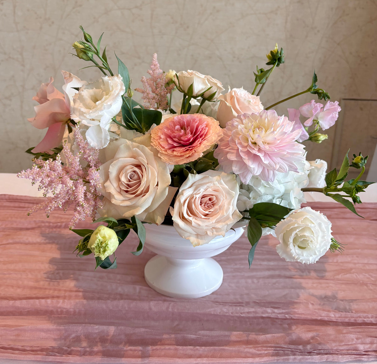 WEDDING: Centrepieces for the reception