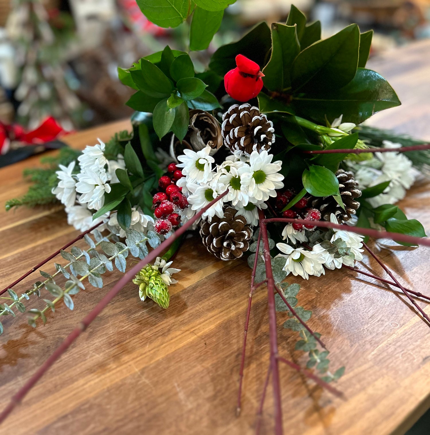 Winter Woodland Cut Flower Bouquet