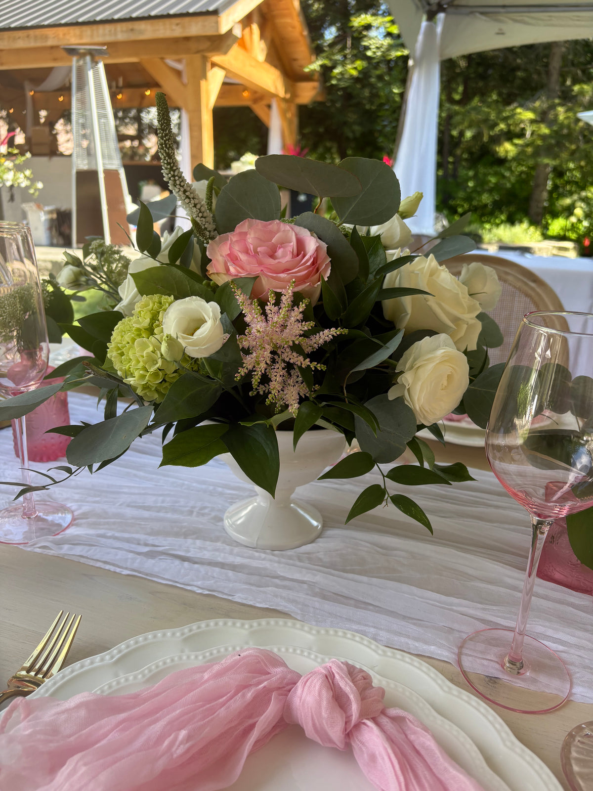 WEDDING: Centrepieces for the reception