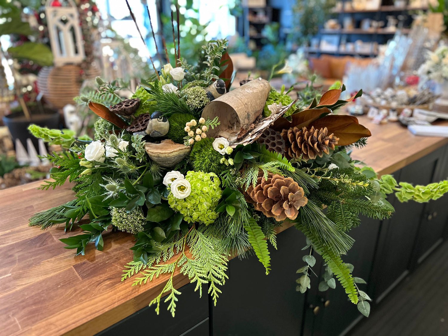 At Peace in Nature Casket Spray