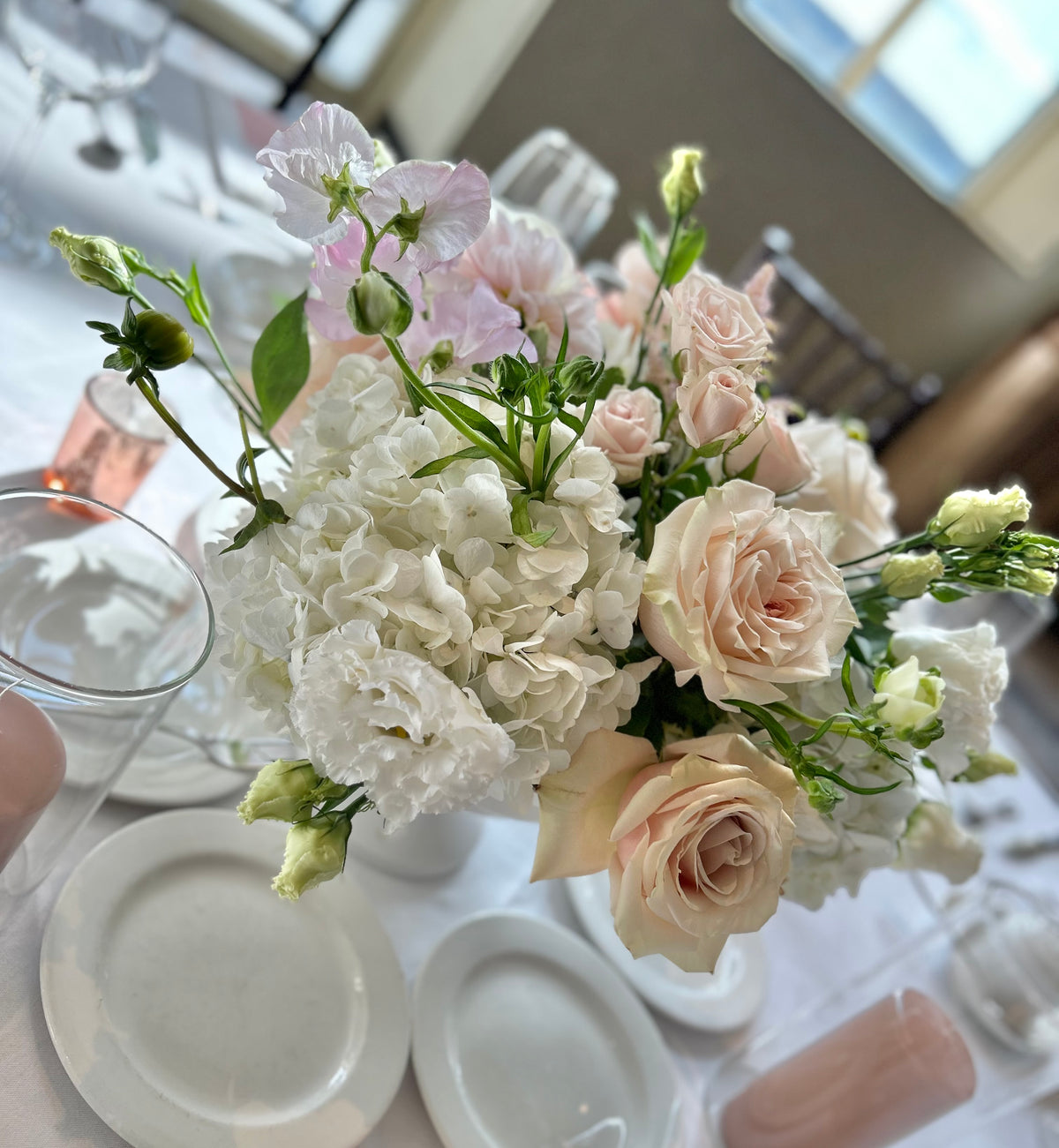 WEDDING: Centrepieces for the reception
