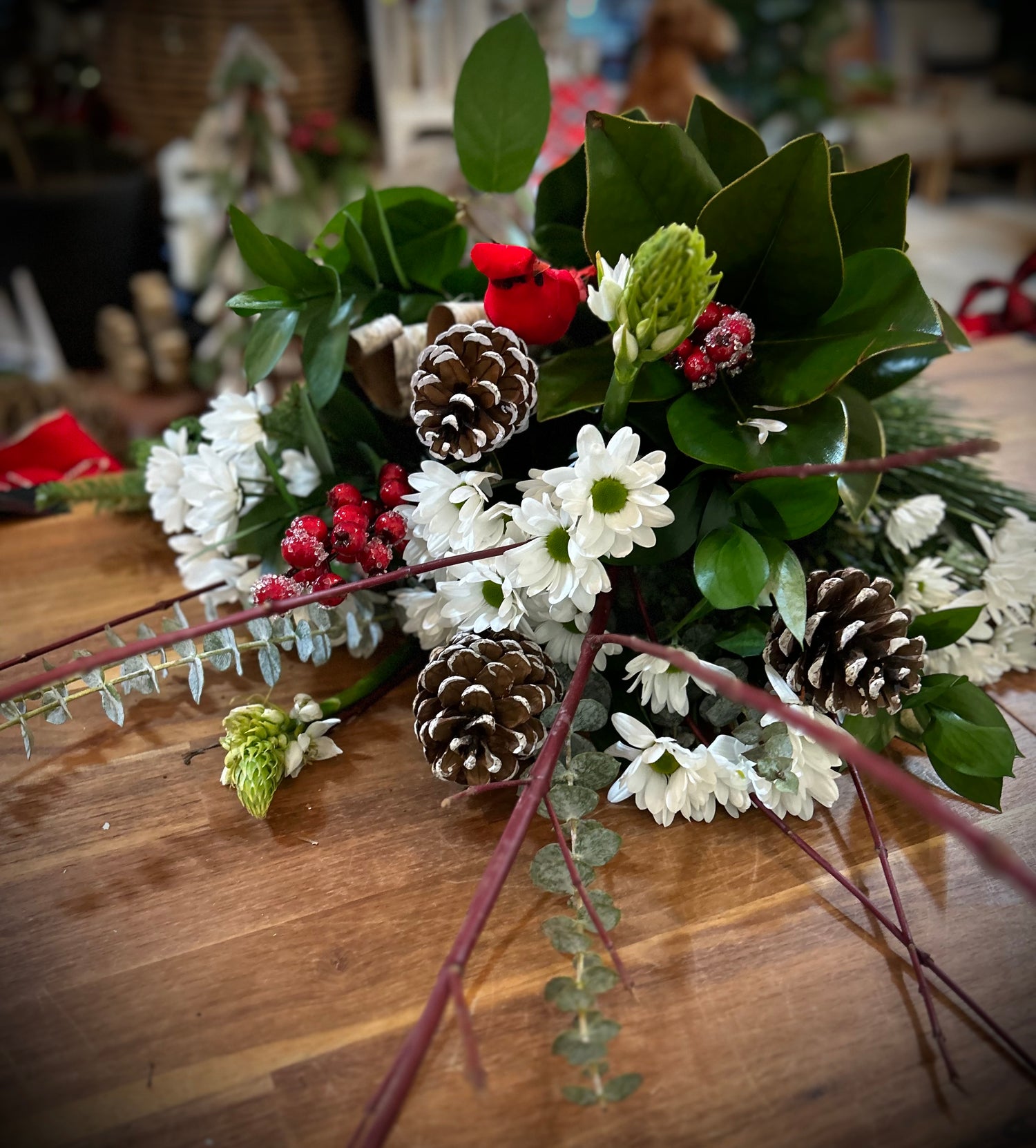 Winter Woodland Cut Flower Bouquet