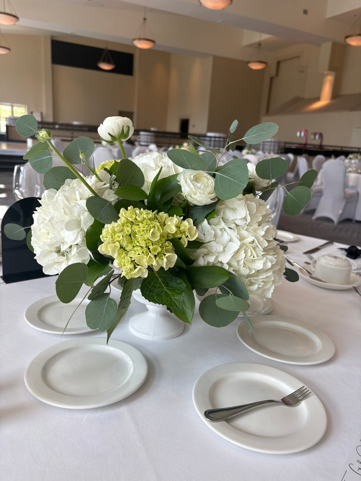 WEDDING: Centrepieces for the reception
