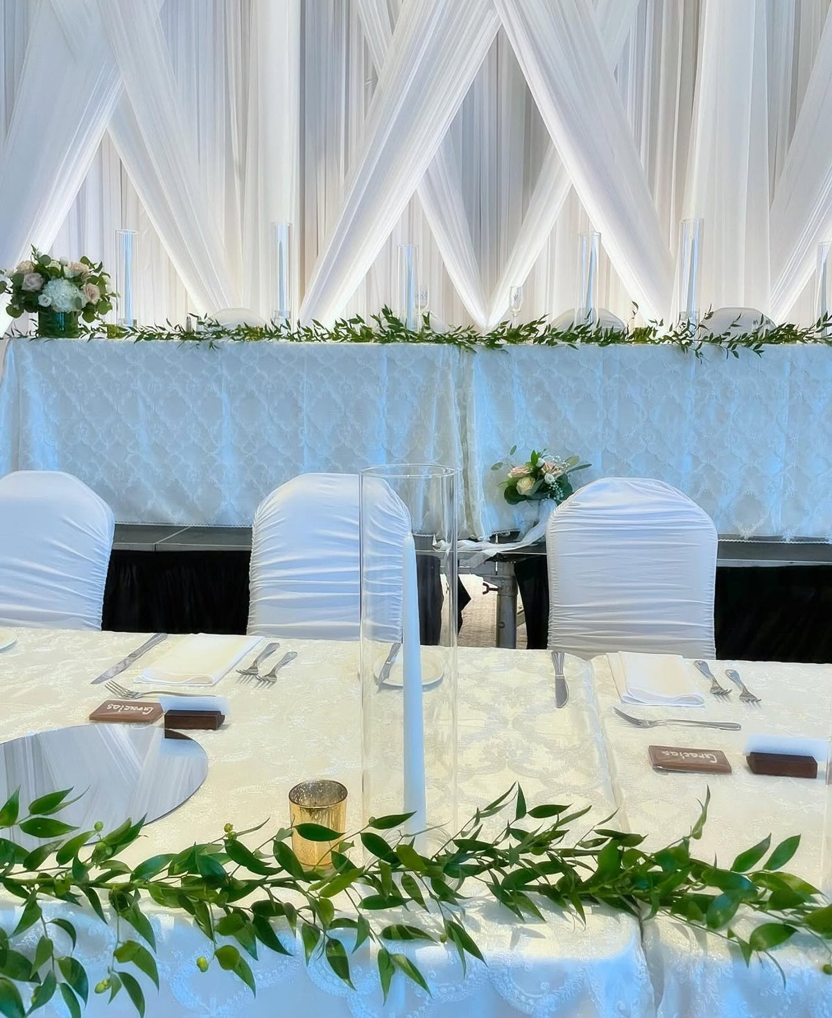 WEDDING: Centrepieces for the reception