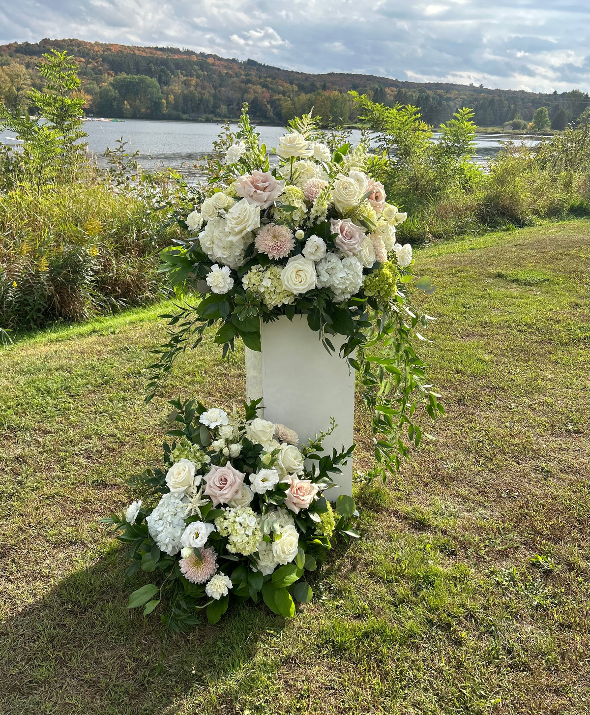 Wedding: Simply Serene DUO of Ceremony Arrangements