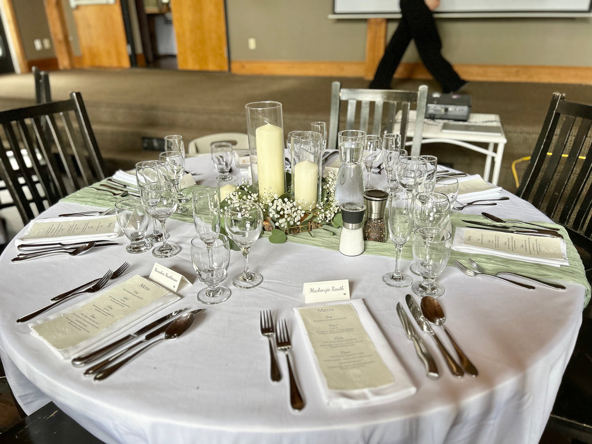 WEDDING: Centrepieces for the reception