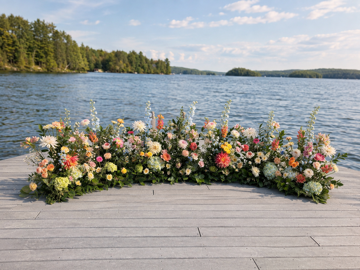 Wedding: Ceremony MEADOW Arrangement (you choose the colour scheme)