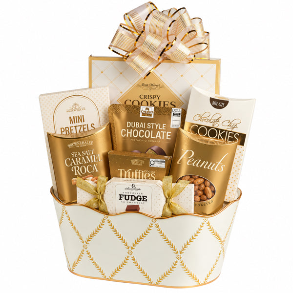 White Majesty Gift Basket